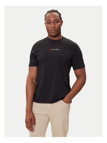 Calvin Klein Jeans Тишърт Pride Graphic LV04RC815G Черен Relaxed Fit