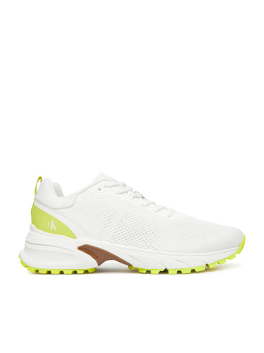 Calvin Klein Jeans Сникърси Hike Runner Tech Knit YM0YM01284 Бял