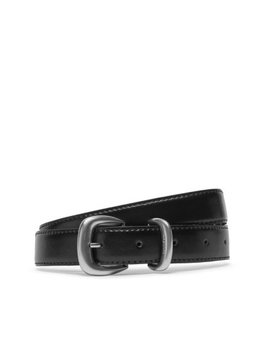 Calvin Klein Дамски колан Sarah 2 Piece Logo Buckle Belt 25Mm LV04K7012G Черен