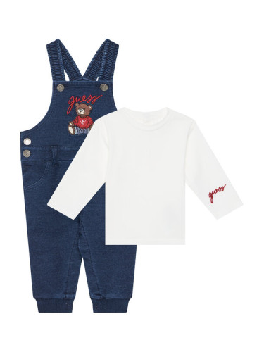 Guess Комплект блуза и панталон I5YG10 K6YW1 Бял Regular Fit