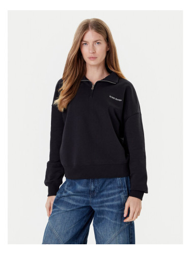 Guess Jeans Суитшърт W5YQ09 K68I4 Черен Regular Fit