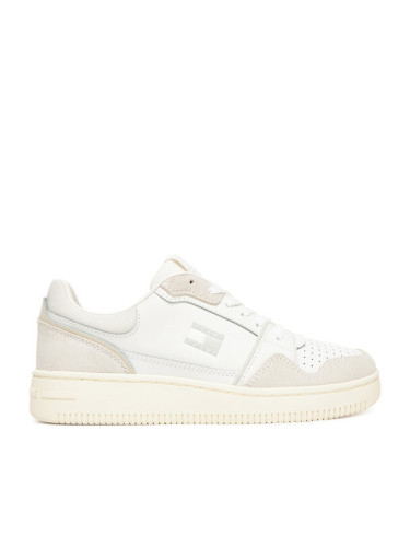 Tommy Jeans Сникърси Tjw Retro Basket Sneaker EN0EN02818 Екрю