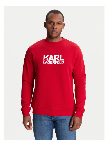KARL LAGERFELD Суитшърт 705091 553917 Червен Regular Fit