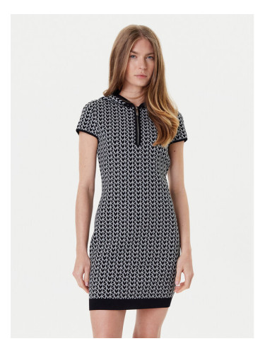 MICHAEL Michael Kors Плетена рокля MT5834LHQG Сив Regular Fit