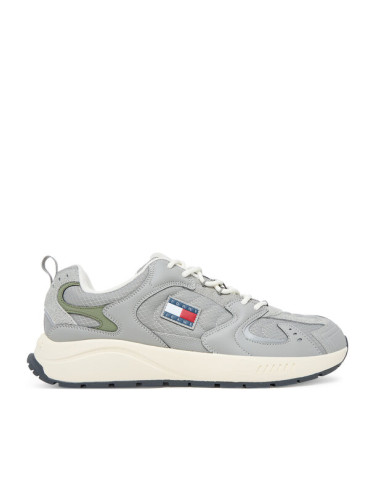 Tommy Jeans Сникърси Tjm Runner EM0EM01581 Сив