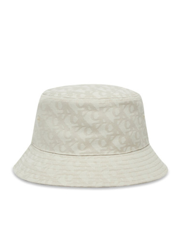 Calvin Klein Капела Logo Jacquard Bucket Hat LV04K5059G Бежов