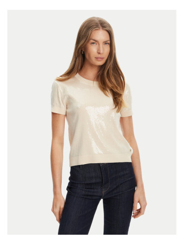 Guess Пуловер W5YR21 Z3E70 Екрю Regular Fit