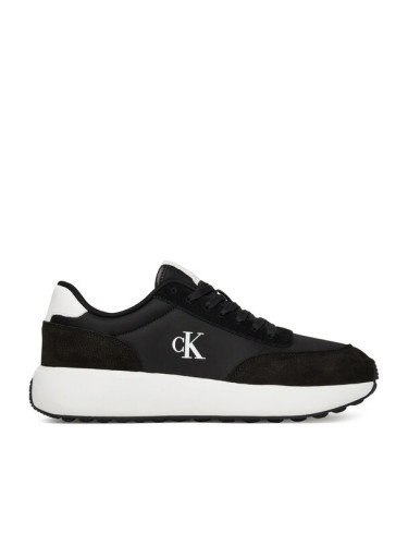 Calvin Klein Jeans Сникърси Athleisure Runner Laceup Ny-Su YM0YM01370 Черен
