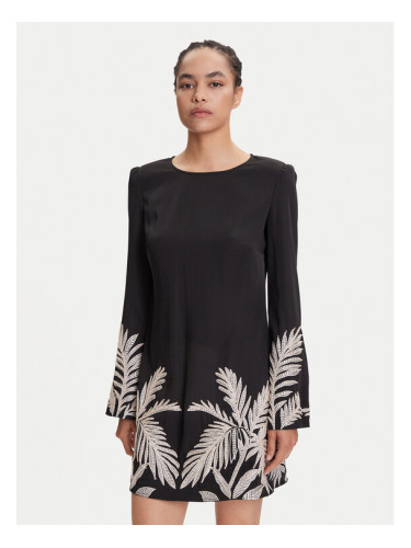 Guess Коктейлна рокля W5YK10 WHCU2 Черен Regular Fit