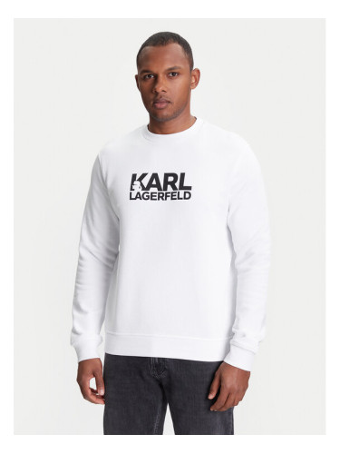 KARL LAGERFELD Суитшърт 705091 553917 Бял Regular Fit