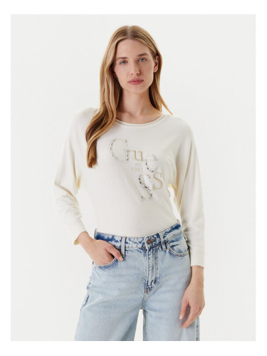 Guess Пуловер W5YR22 Z2NQ2 Екрю Regular Fit