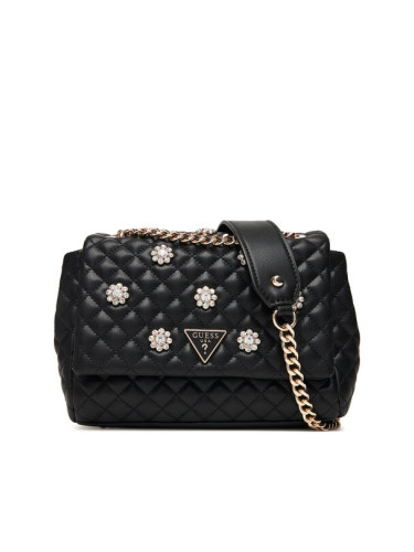 Guess Дамска чанта Everlee HWEG86 79210 Черен