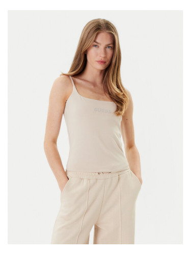 Guess топ V5GP22 J1314 Бежов Slim Fit