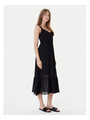 MICHAEL Michael Kors Коктейлна рокля MT583467R3 Черен Regular Fit