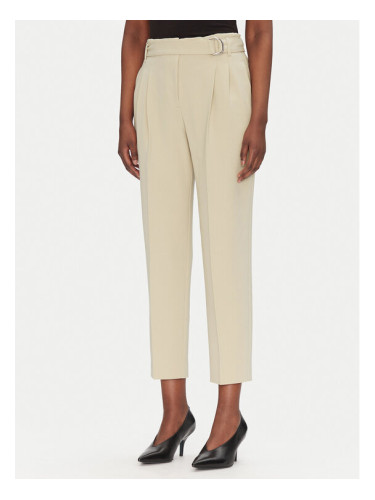 BOSS Текстилни панталони Tapiah 50490037 Бежов Regular Fit