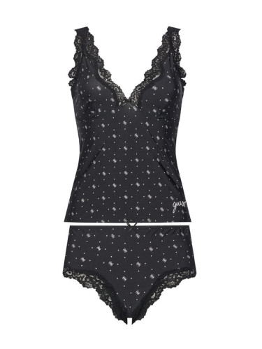 Guess Комплект бельо O4BG01 KCF20 Черен