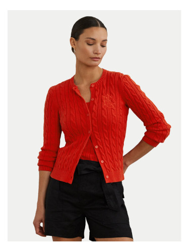 LAUREN RALPH LAUREN Кардиган 200932225010 Червен Slim Fit