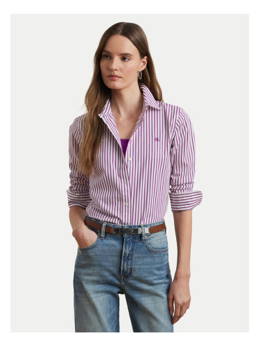 LAUREN RALPH LAUREN Риза 200970764001 Виолетов Classic Fit