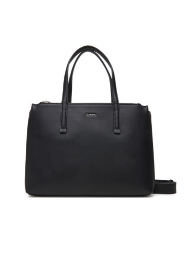 Calvin Klein Дамска чанта Ck Must Tote Md LV04F3098G Черен