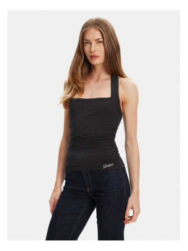 Guess топ W5YP28 KACM2 Черен Regular Fit