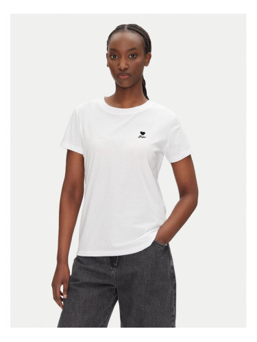 BOSS Тишърт C_Esogo_3 50545288 Бял Regular Fit