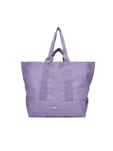Tommy Jeans Дамска чанта Tjw Tote Edition Canvas AW0AW17542 Виолетов