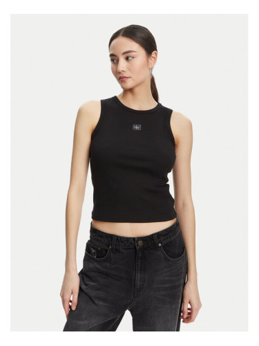 Calvin Klein Jeans топ LV047C201G Черен Slim Fit