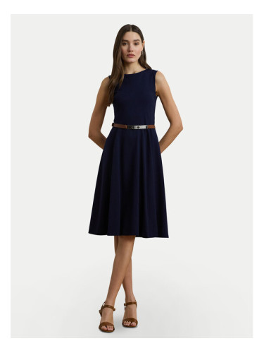 LAUREN RALPH LAUREN Коктейлна рокля 200973402001 Тъмносин Regular Fit