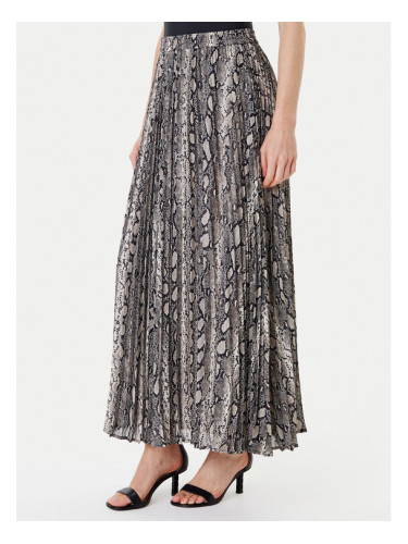 MICHAEL Michael Kors Плисирана пола MT570J5ABE Бежов Regular Fit