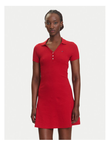 Tommy Jeans Ежедневна рокля DW0DW21172 Червен Regular Fit