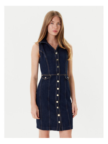 Guess Дънкова рокля W5YK24 D5PW1 Тъмносин Regular Fit