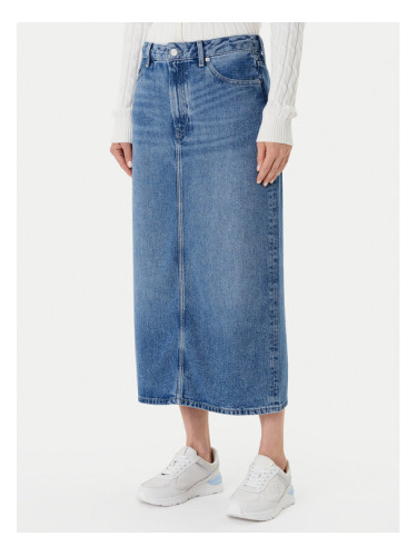 Tommy Hilfiger Дънкова пола WW0WW46503 Син Regular Fit