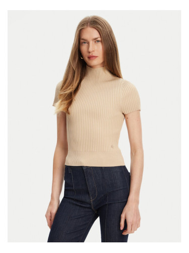 Guess Пуловер W5YR04 Z0040 Бежов Regular Fit