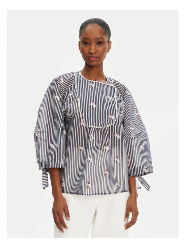 Munthe Блуза Pristina 252102525224 Тъмносин Loose Fit