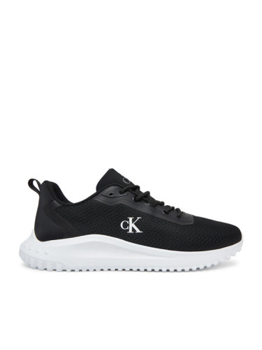 Calvin Klein Jeans Сникърси Eva Runner Mix Mesh YM0YM01285 Черен