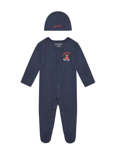 Guess Бебешки гащеризон със стъпала H5YW18 KBZP4 Тъмносин