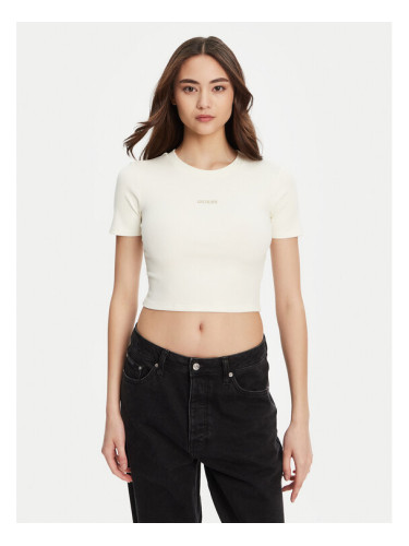 Guess Тишърт V5YP08 K8RT2 Бял Slim Fit
