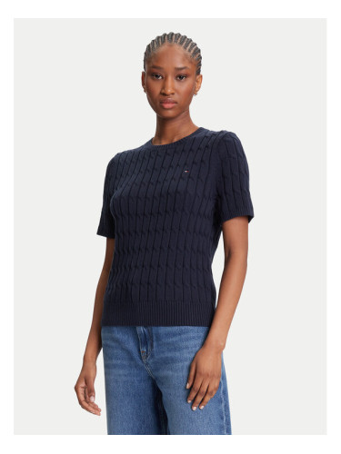 Tommy Hilfiger Пуловер WW0WW45656 Тъмносин Regular Fit