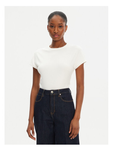 Tommy Hilfiger Тишърт WW0WW45731 Екрю Slim Fit