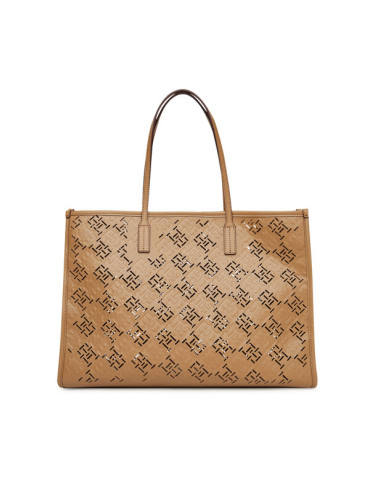 Tommy Hilfiger Дамска чанта Th City AW0AW17501 Кафяв