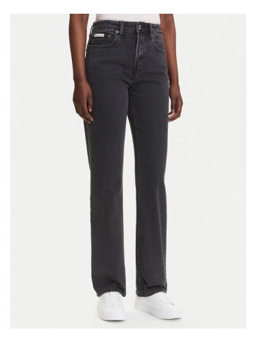 Calvin Klein Jeans Дънки LV047B909G Черен Straight Fit