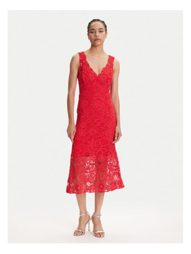 Guess Коктейлна рокля W5YK0U WHF50 Червен Regular Fit