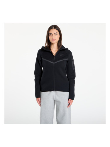 Суитшърт Nike Sportswear Tech Fleece Windrunner Women's Full-Zip Hoodie Black/ Black XS
