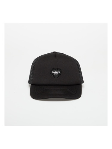 Шапка Carhartt WIP Heart Patch Trucker Cap Black Universal