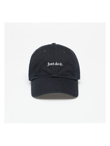 Шапка Nike Club Unstructured Just Do It Cap Black/ White M/L