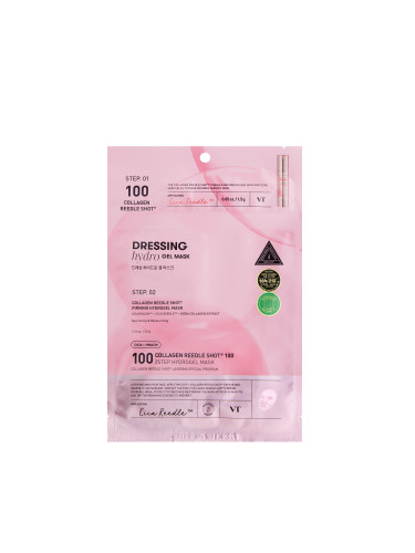 VT COSMETICS | Collagen Reedle Shot 100 2-Step Hydrogel Mask, 34.5 g