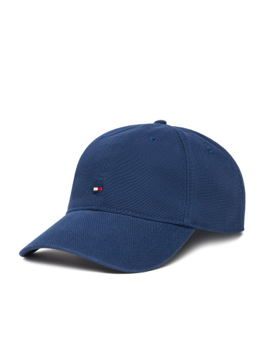 Шапка с козирка Tommy Hilfiger Flag Soft 6 Panel AM0AM13426 Тъмносин