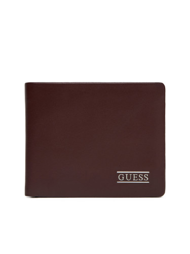 Портфейл Guess SMNEBR LEA24 Кафяв