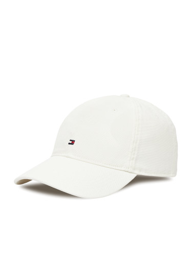 Шапка с козирка Tommy Hilfiger Flag Soft 6 Panel AM0AM13426 Бял
