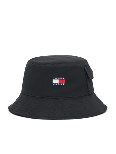 Капела Tommy Jeans Heritage Bucket AM0AM13423 Черен